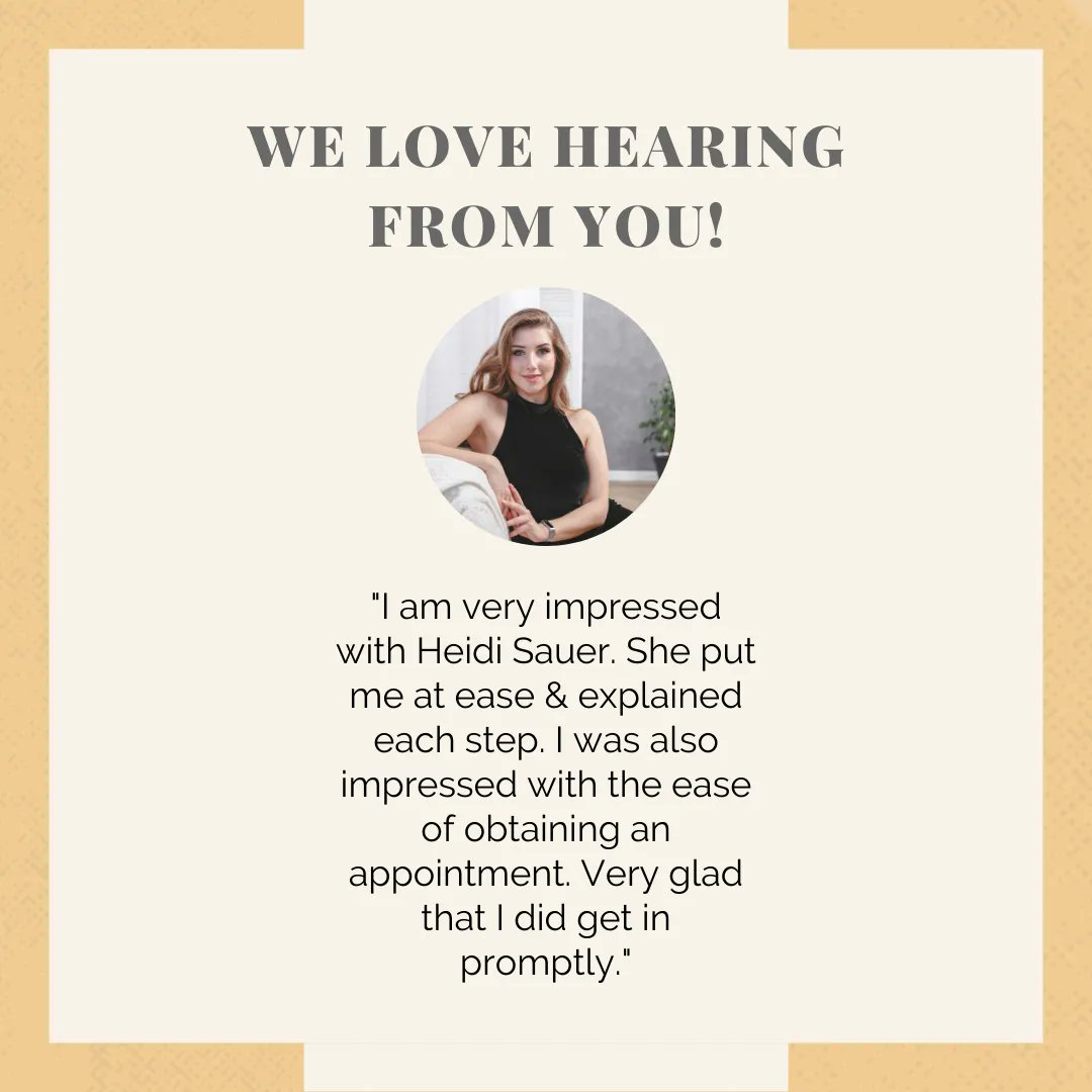 NEastDerm's tweet photo. Thank you for your review. We are happy you had a great experience! 

"I am very impressed with Heidi Sauer. She put me at ease &amp; explained each step. I was also impressed with the ease of obtaining an appointment. Very glad that I did get in promptly." https://t.co/wQ7GXYggaE