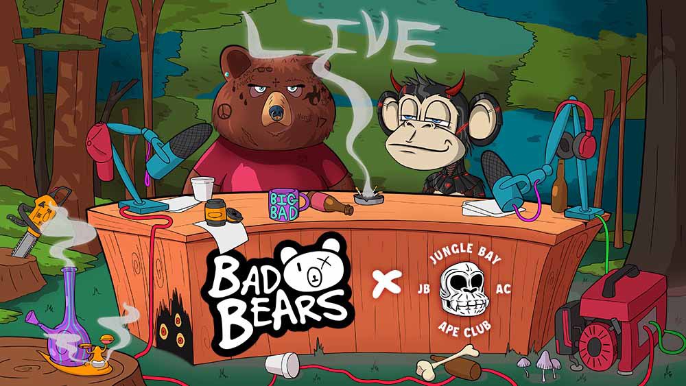barrybearish's tweet photo. 🎙 Join Bad Bears and Jungle Bay Ape Club @JungleBayAC for our 2nd episode of NFT Founders Talk.

Today at 5:30pm EST on Spaces

🎁 Like, Comment, Retweet for a chance to win a JBAC or BB NFT.

Join us: https://t.co/JKQpPuXGRm

#bb4l #JBAC https://t.co/hn0FwRb0F1