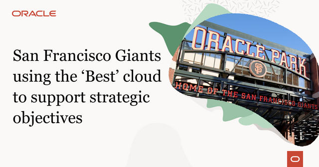parthapop's tweet photo. “Cloud computing enables our organization to be more nimble.” Find out how the San Francisco Giants utilize @OracleCloud Infrastructure for success on and off the field. https://t.co/lEK0C2l8wY https://t.co/AZR56g5qCz