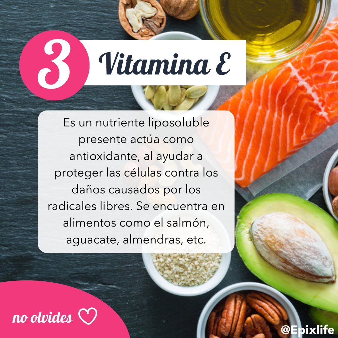 Epix_Life's tweet photo. Los #antioxidantes son la fuente de la juventud de forma comestible, pueden dividirse en 3 grandes grupos: polifenoles, carotenoides y vitaminas E.

¿Estás consumiendo suficientes antioxidantes? Descubre  en qué alimentos encontrarlos 
👇👇👇
 
#nutrición #alimentación #epixlife https://t.co/xoi9BFRyvG