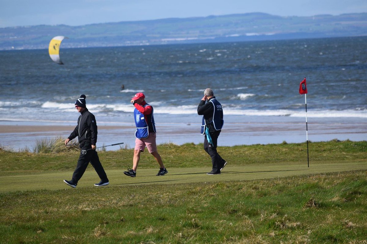 NorthBerwick_GC's tweet photo. 📸| A few of our wonderful West Links caddies in recent action, enhancing the experience for our visitors!

Have you had one of our caddie team on the bag for your golf trip to North Berwick?

#CaddieLife https://t.co/mLnKaBU40H