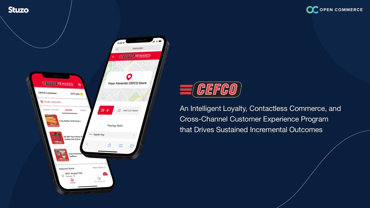Check out our success story on how CEFCO Rewards drives sustained incremental business outcomes. Read here: lnkd.in/dJZiXWP3

#CEFCO #customerloyalty #connectedcommerce #cx #loyalty #personalization #hyperpersonalization #walletsteering #opencommerce