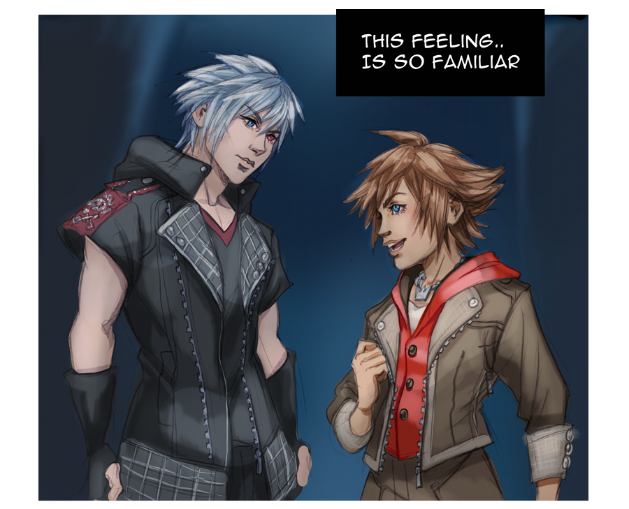 MiMaMiLux's tweet photo. Hmm hmm making so many headcanons over KH4.. https://t.co/nV9lztjfr5