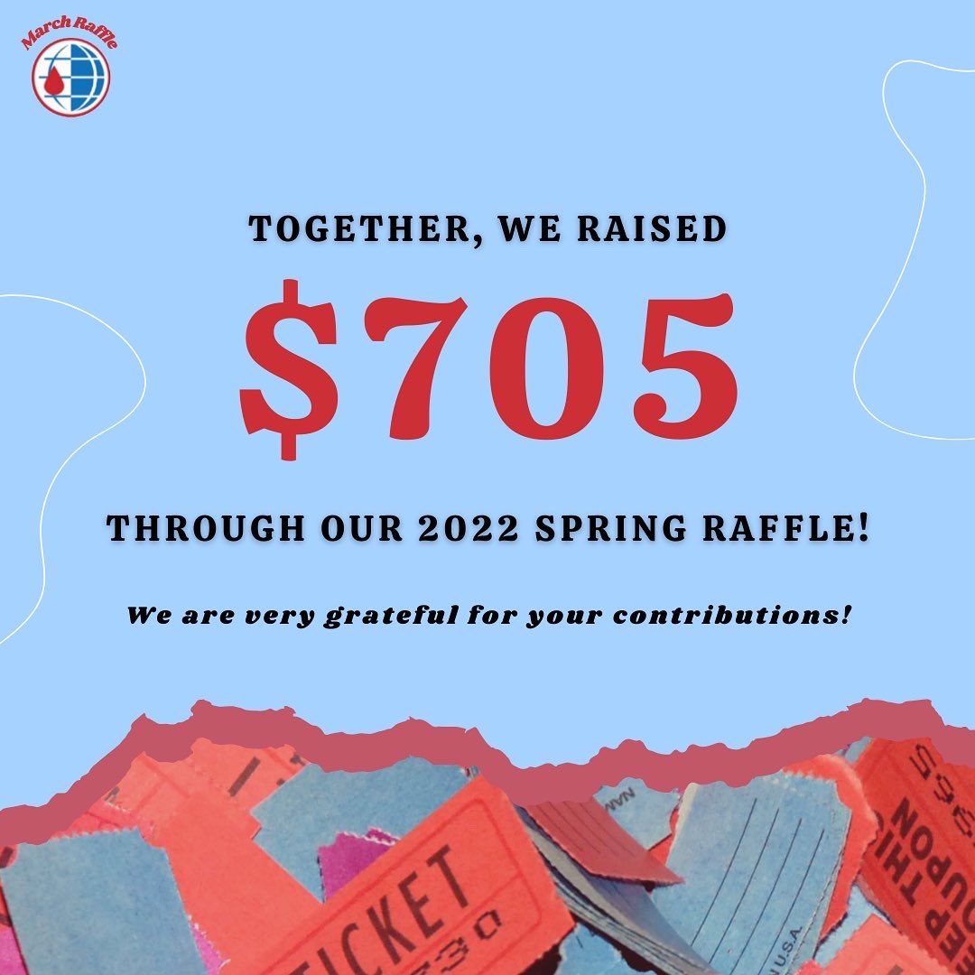 hemoglobaluoft's tweet photo. We raised a grand total of $705 through our 2022 Spring Raffle! Thank you to everyone who shared and donated to this initiative. And thank you to our lovely sponsors! This wouldn’t have been possible without your endless support!

All proceeds will go towards Hemoglobal! https://t.co/0D1T1V5hRu