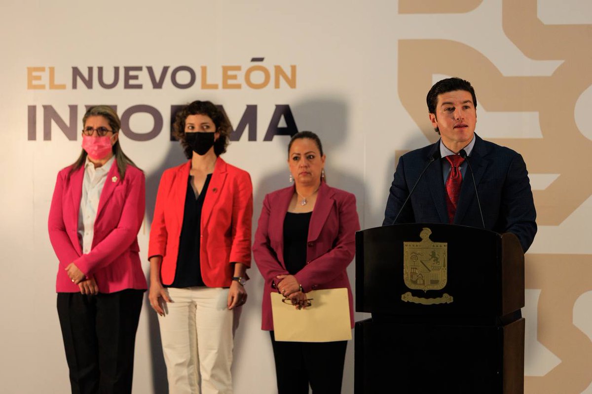 En compañía de las titulares de <a href="/IgualdadNL/">Secretaría de Igualdad e Inclusión de Nuevo León</a>, Secretaría de Participación Ciudadana y el <a href="/IEMujeresNL/">Instituto Estatal de las Mujeres de Nuevo León</a>, el gobernador, Samuel García, presentó a Eusebia González González, la nueva encargada de despacho de la Secretaría de las Mujeres.  👩‍💜