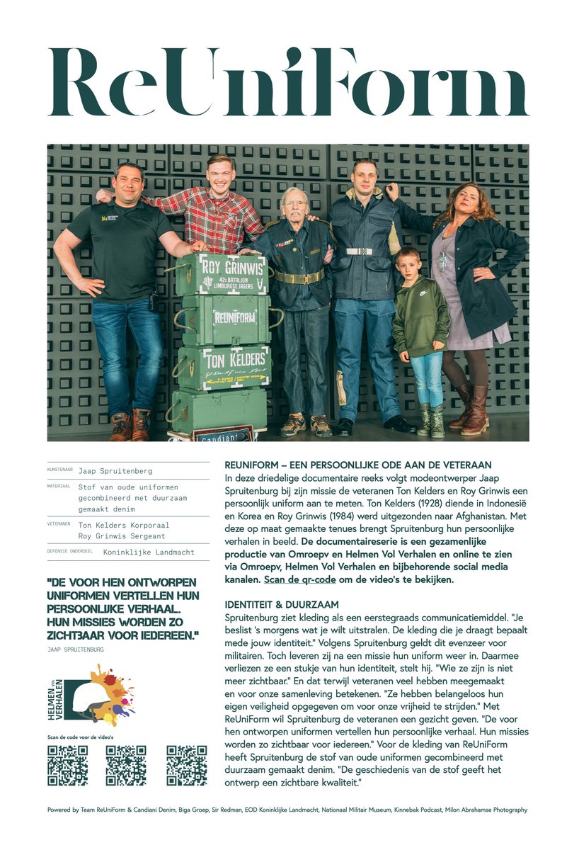 ReUniForm 'It's teamwork that makes the dream work!'
🛎️👈 Premiere op yt: youtu.be/rC44Ht4sObo

#HelmenVolVerhalen gaat #meeopmissie met <a href="/Wageningen45/">Wageningen45</a> op 5 mei 2022! <a href="/2020Helmen/">Helmen Vol Verhalen</a>