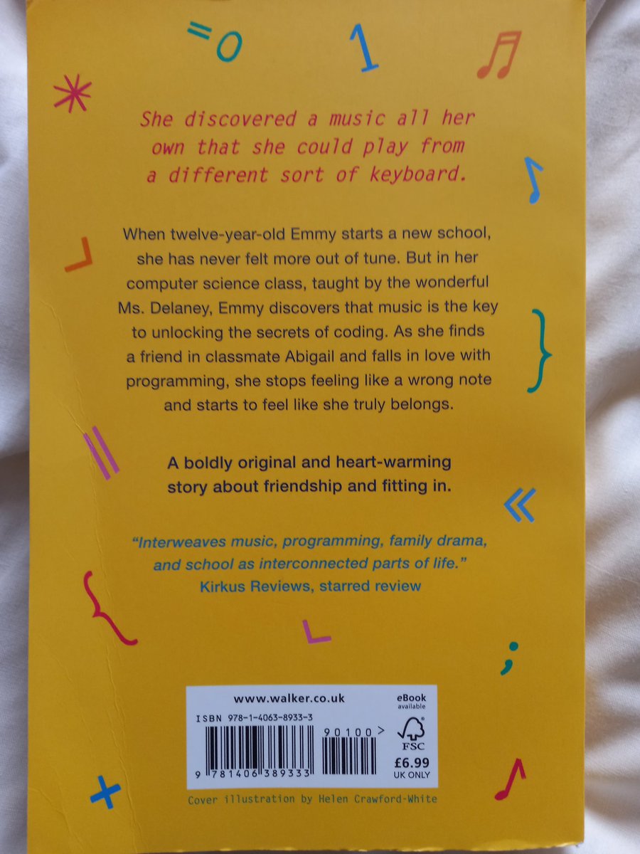 MsEllieEB's tweet photo. A quick zip through #InTheKeyOfCode by @AimeeLucido - big thanks to @EmpathyLabUK for putting it on their list in Feb! Loved it, loved learning coding basics, loved integrating poetry, computing and music, loved reading more in verse. 7g will love it, to the bookshelf! ๐ผ๐ป๐๐คฉ https://t.co/l4Gznljuiu