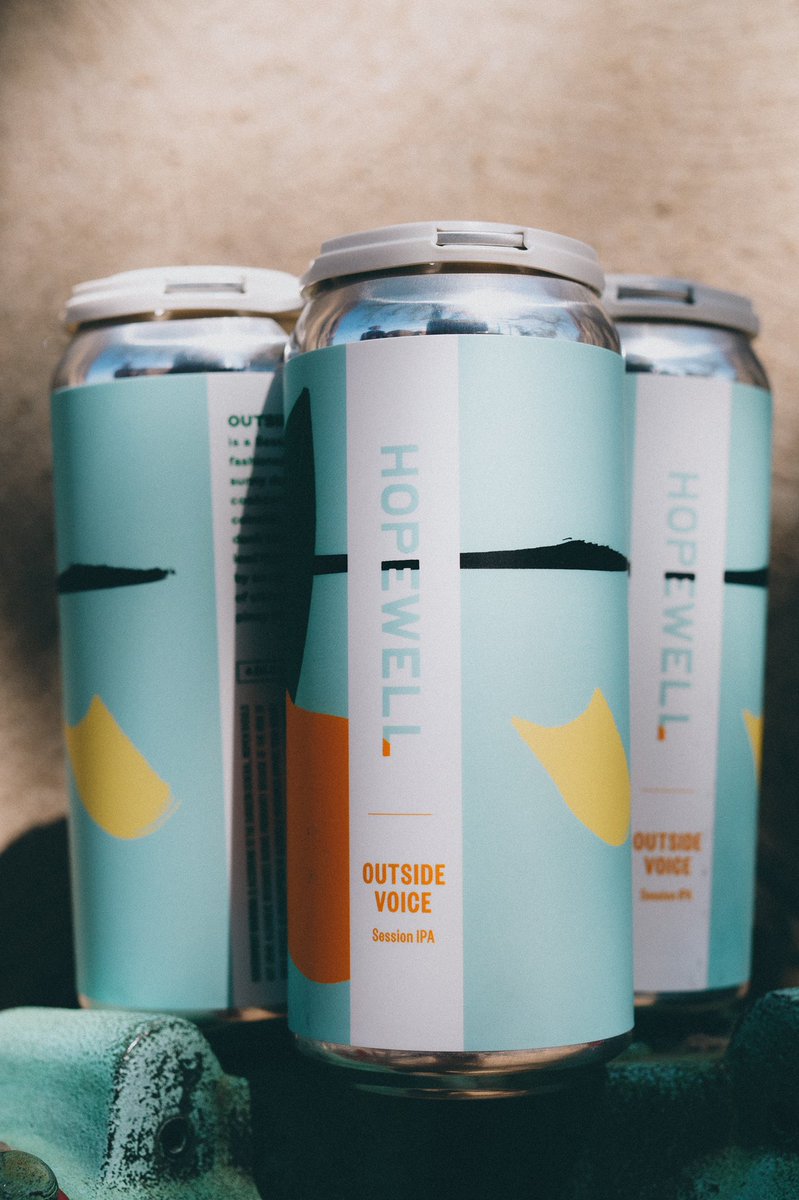 Just gonna have to will springtime into existence, I guess.

Outside Voice is a good start. Grab yourself a slice of warm weather with our Mosaic-packed Session IPA.