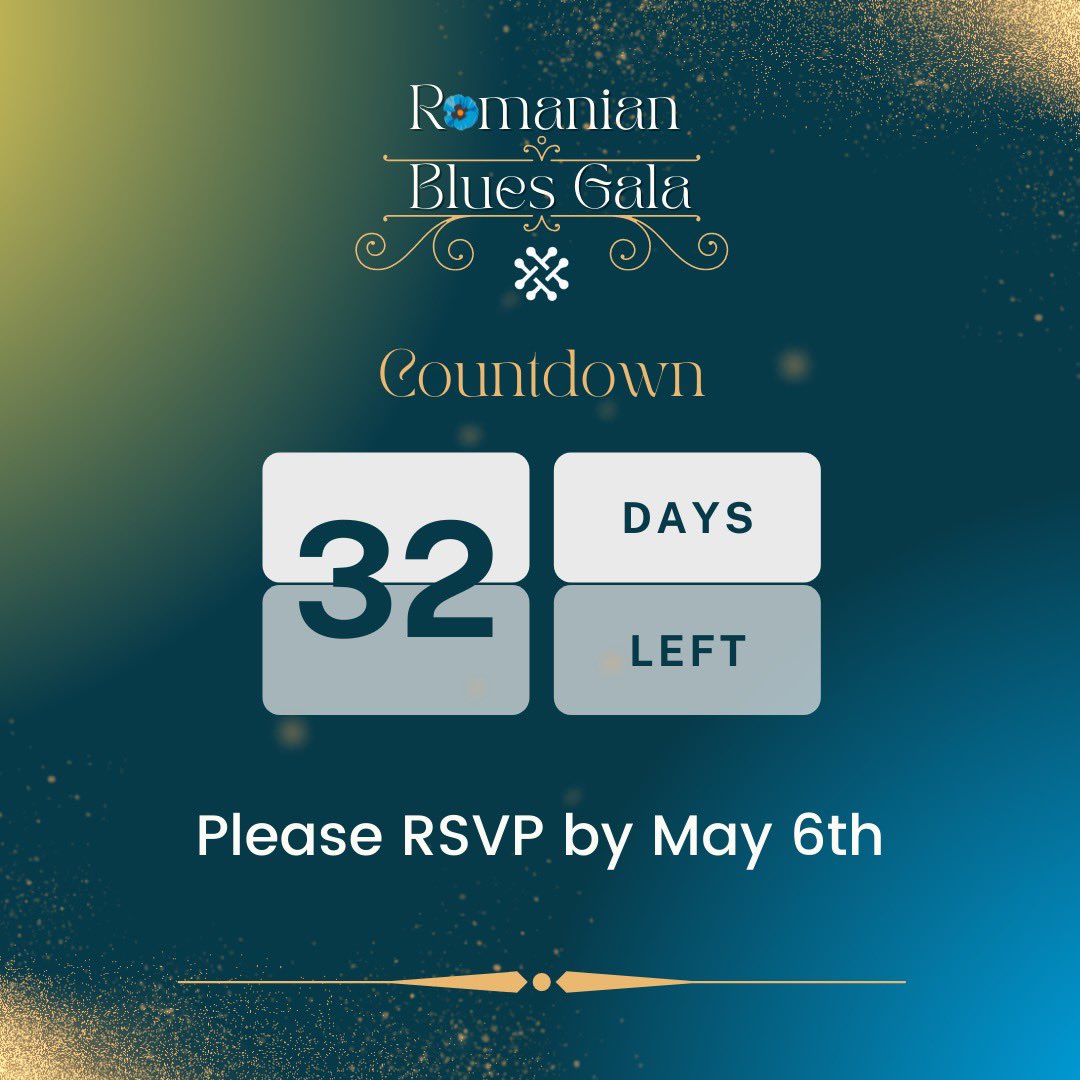 RUF Romanian Blues Gala is on 5/21/2022, 6 PM at Stan Mansion in Chicago 😃 
💙 We invite you and your friends to join us this year. 
🎟 👉🏻 romanianunitedfund.org/2022_gala
#romanianunitedfund #rufgala2022 #rufromanianblues #chicago #chicagoimpreuna