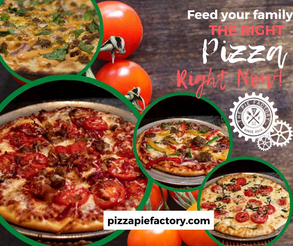 PieFactoryLife's tweet photo. You can order the right pizza NOW at https://t.co/BZdPQKROnK !!! https://t.co/JCrQtVuQAW