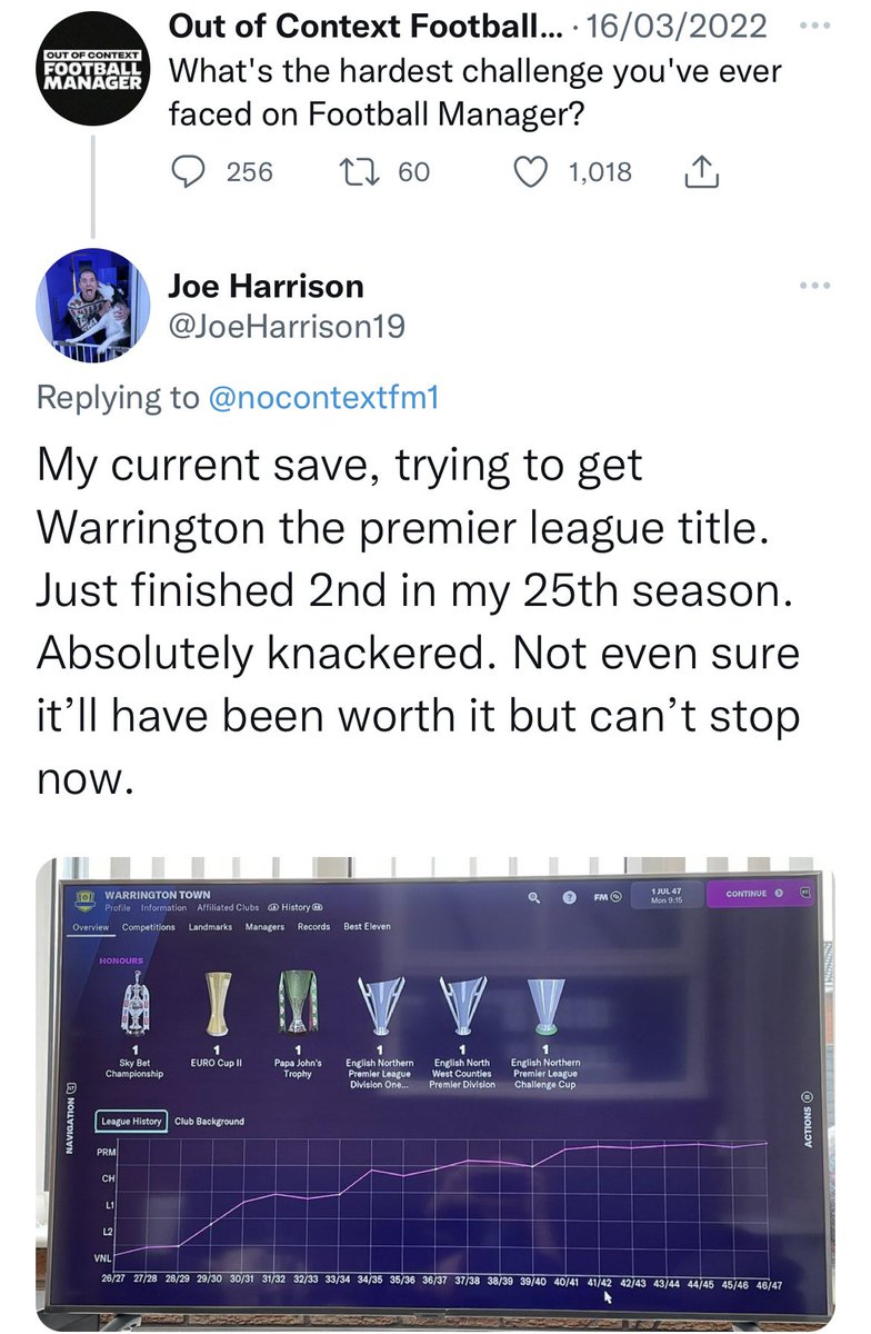 Joe Harrison tweet media