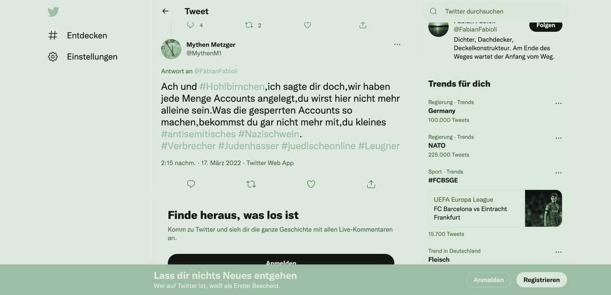 ParanormalCONT2's tweet photo. Es ist schon witzig, wenn ein #MOFUbastard zugibt, dass er ein #Fake ist und ein #FakeNetzwerk unterhält, um seine kriminellen Vorhaben für #FSB umzusetzen. #Zombiechannel #NeuenRechten #Utreon #PSO #Mysterybande #RealMystery #Youtube #bitchute #Neonazis #Amazon #MythenMetzger https://t.co/5iMef1317R