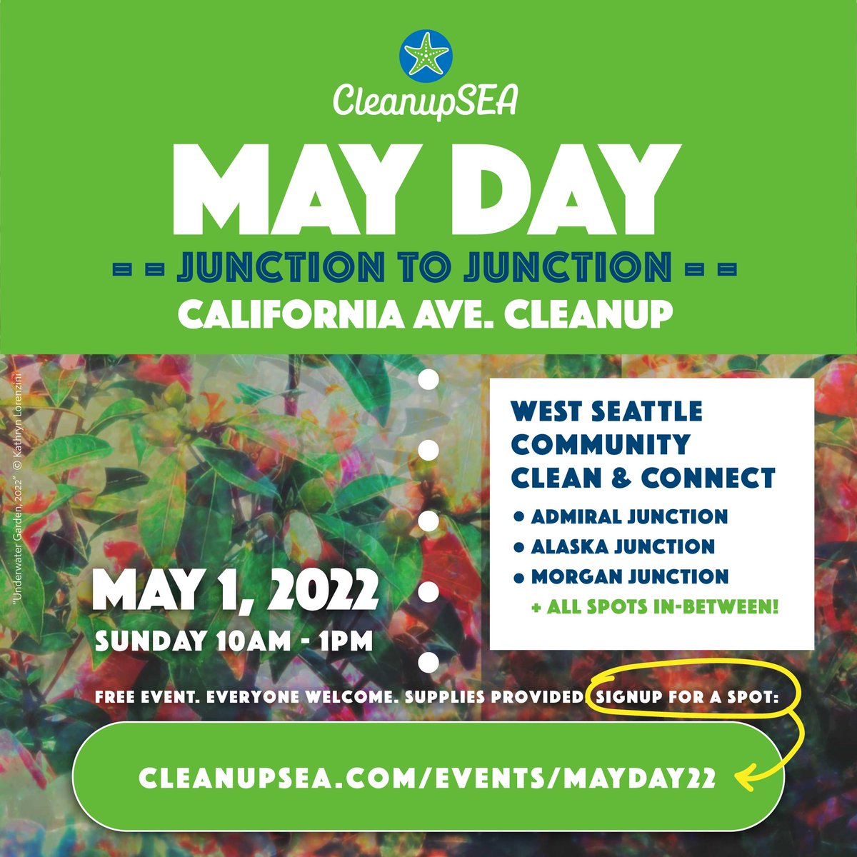 cleanupsea's tweet photo. CHALLENGE: Sign up now for the friendly battle of the junctions! Which #westseattle junction (&amp; in-between spot) can get the most cleanup love on Sunday, May 1?

👉🌎🌈🌞💗https://t.co/J4UwYaXPlK

@WestSeattleCC @westseattleblog @WSJA #cleanupsea @SeattleSPU #seattleadoptastreet https://t.co/WUoqy2HMmB