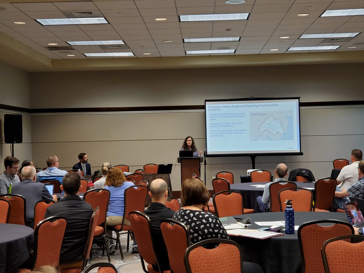 NEPA_Alliance's tweet photo. Proud to see NEPAs sister agency  @dvrpc Pennsylvania MPO Kim Korejko, Manager of Data Coordination presenting Data Value/Management Assessment Tools featuring Data Strategy, Data Management Maturity #2022GIST https://t.co/W1hV0UwTAA