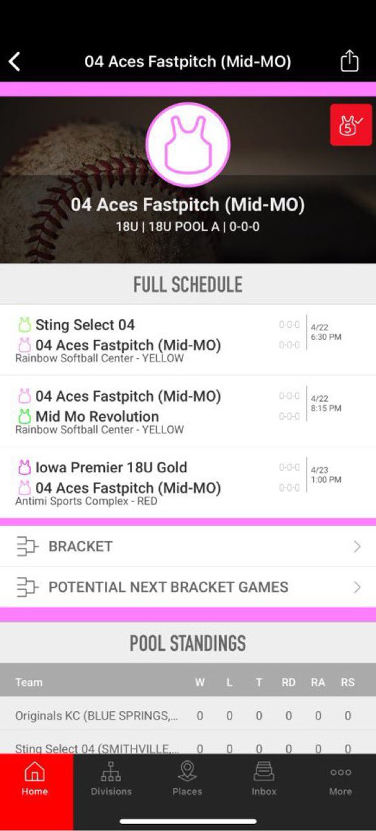 Excited to be playing in the Show Me State Invitational this weekend in Columbia, MO for our opening weekend! <a href="/AcesFPMidMO/">Aces Fastpitch (Mid-MO)</a>