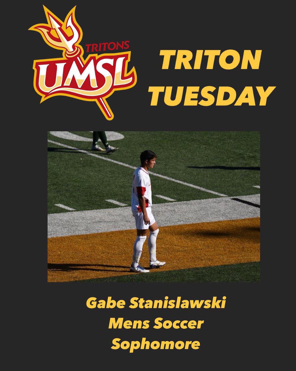 UMSL_SP's tweet photo. TRITON TUESDAY🚨🚨 Check out our post to learn more about Gabe and his career so far at UMSL⚽️🔱 @UMSL_M_Soccer #tritontuesday https://t.co/2v5hgeUnhw