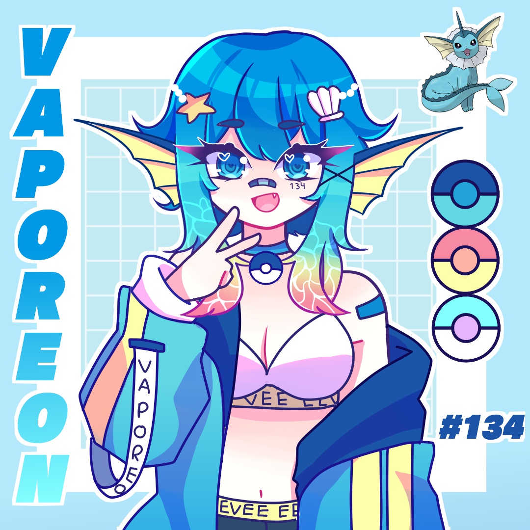 NoLongerGray's tweet image. 🌊🌊 RTs are appreciated! #Vaporeon