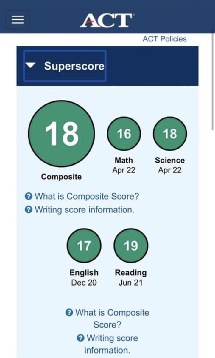 🎉Future Nurse Alert🎉 
Congrats to Brooke Howard for earning her 18 on the April 2022 ACT to apply to advance to the Upper Division of Nursing School! 
If you're a Nursing student in need of ACT 18 attainment to advance to Upper Division, register today!
schoolsprograms.org/register