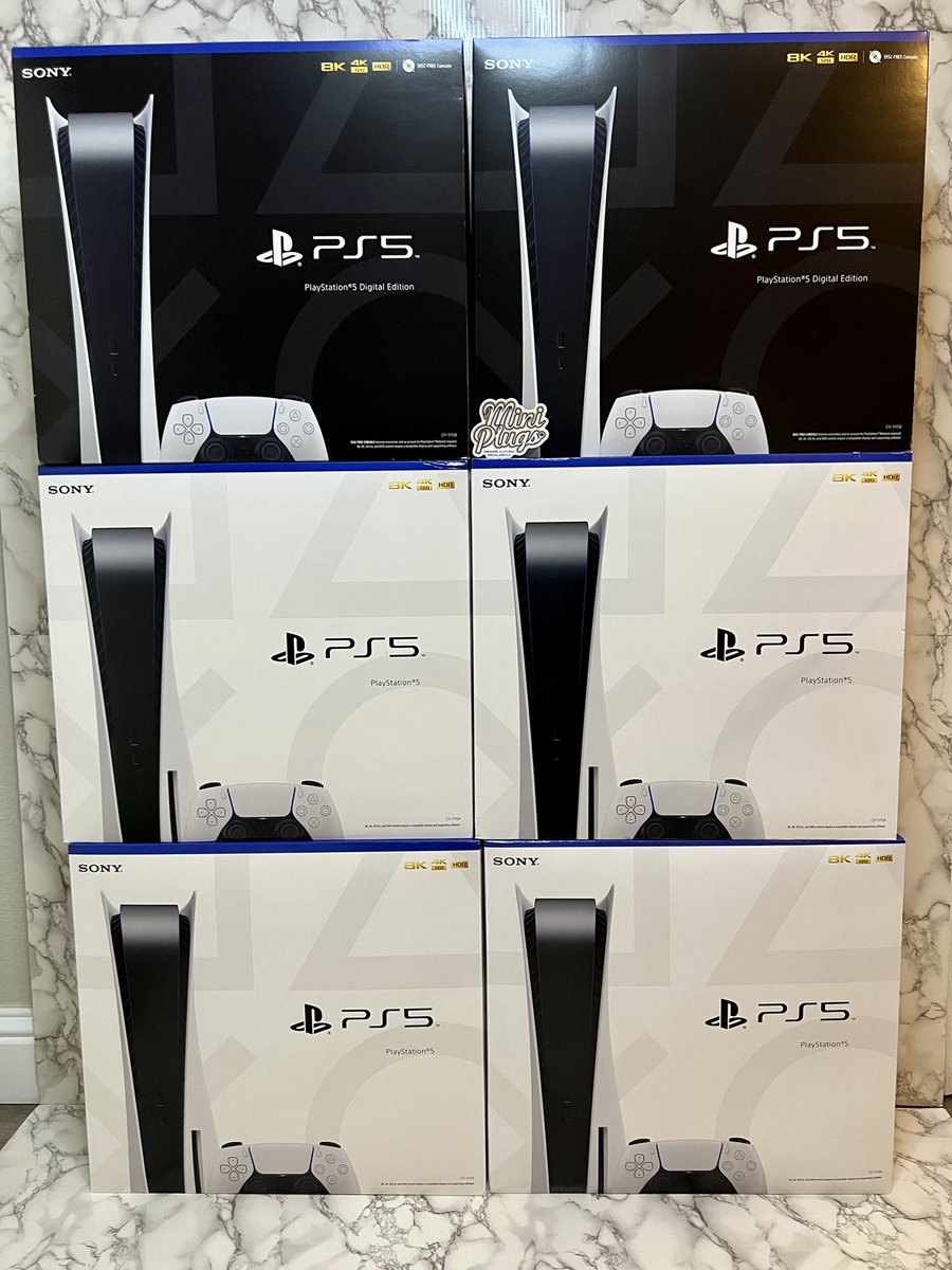 miniplugsfresno's tweet image. 10 PlayStations secured w/in 5 days. 
All manual 🙌
Thanks @cookalerts @AIOFlips