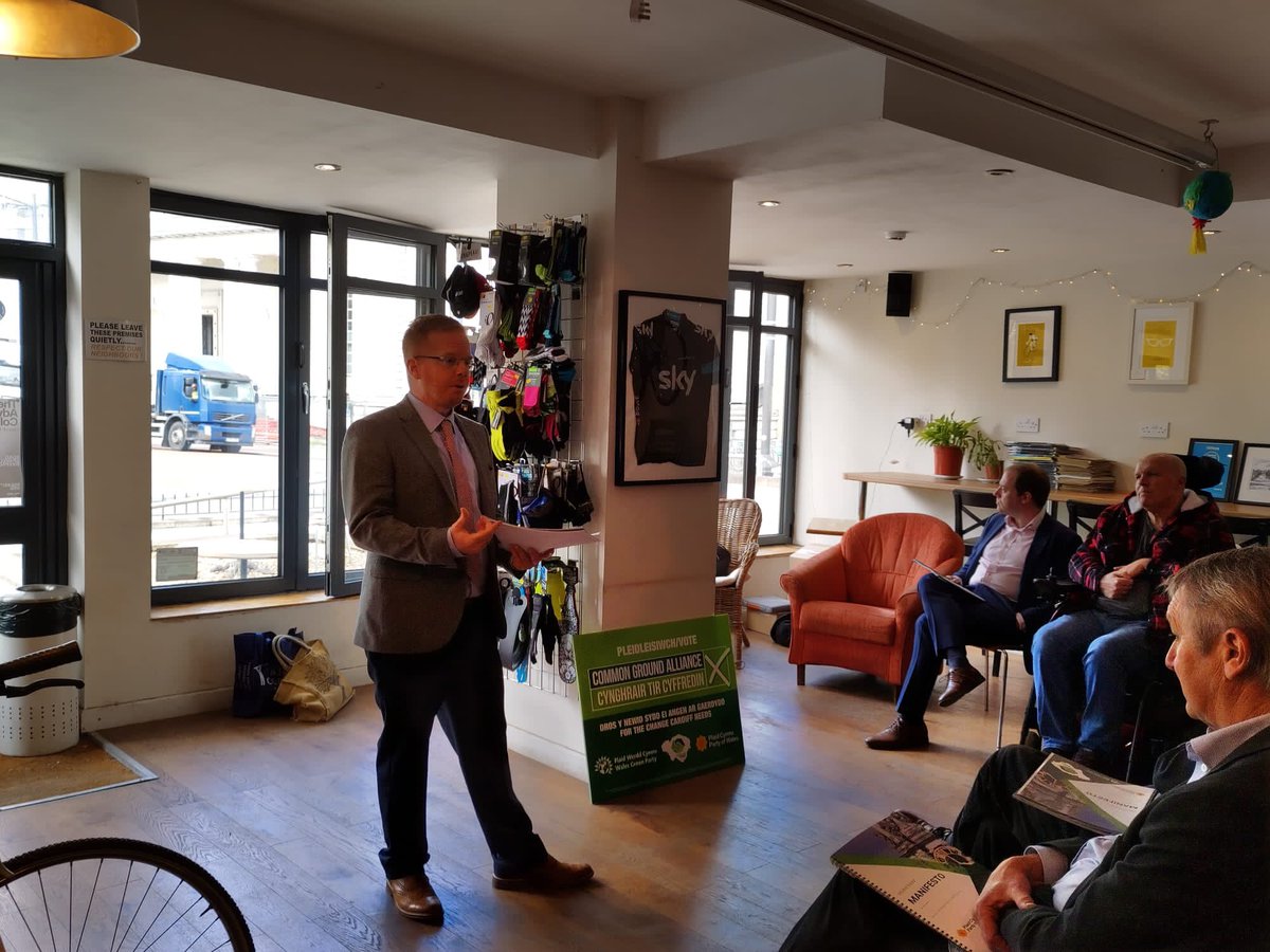 Rhys4Senedd2026's tweet photo. Diolch i bawb a ddaeth i'n lansiad maniffesto Tir Cyffredin heddiw! / Thank you to everyone to came to our Common Ground manifesto launch today! https://t.co/3yWQBNdUrY