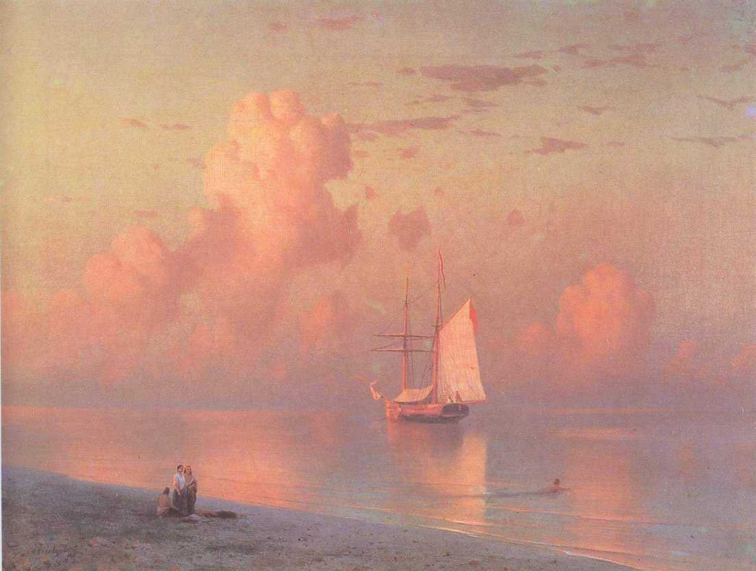 Arteymas_'s tweet photo. Amanecer, 1866, Iván Aivazovski https://t.co/wA7bNhk28f