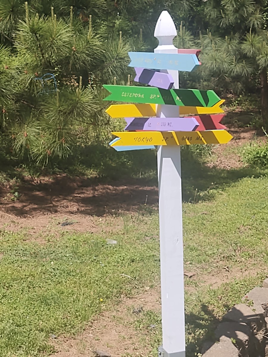 ThomUhlir's tweet photo. The places we've been and places we want to go.  New addition to my garden. https://t.co/xWwbbnagY9