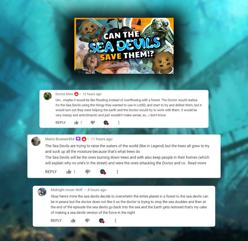 DWAdventuresYT's tweet photo. These are AWESOME ideas! ๐ We're loving your suggestions for how the Sea Devils could improve "In The Forest of the Night"! #CommunityComments
โถ๏ธ https://t.co/lNGDqRsNAf https://t.co/hzm0ys50au