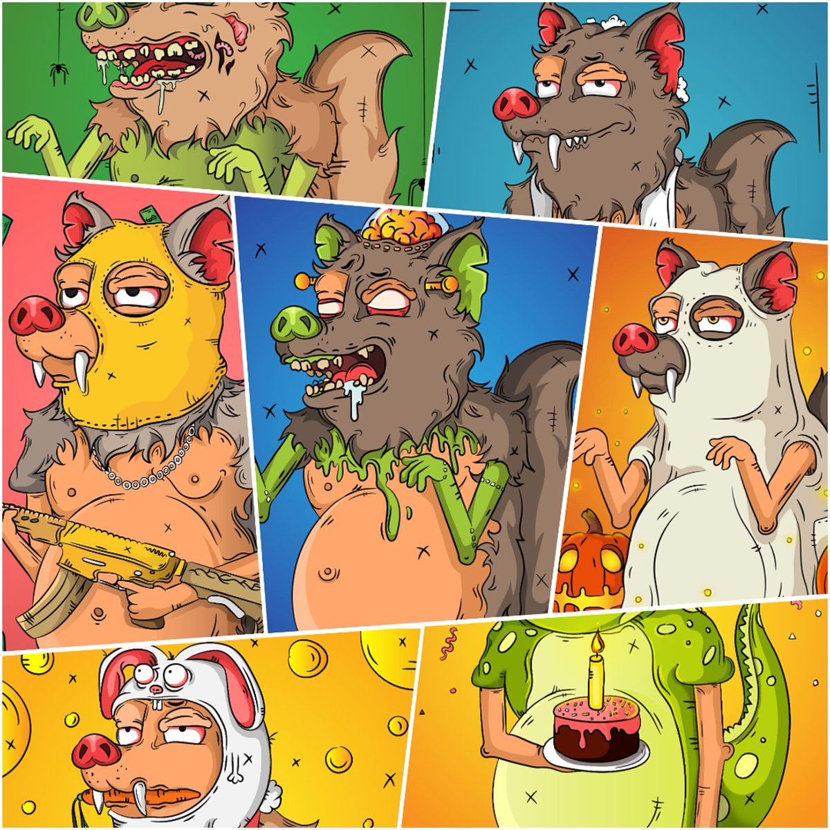 Hungry werewolf club 🎉🔥😎
Collection 👇🏻🎯
opensea.io/collection/hun…
#NFT #NFTProject #NFTdrops