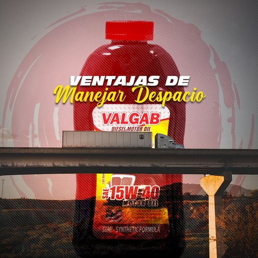 Conducir despacio:
✔️Reduce la probabilidad de ser multado
✔️Disminuye los niveles de estrés
✔️Mejora la eficiencia del combustible
✔️Causa menos desgaste en el vehículo
Recuerda: Nuestro Idioma Son Los Motores!
#truckoil #engineoil #dieseloil #valgab