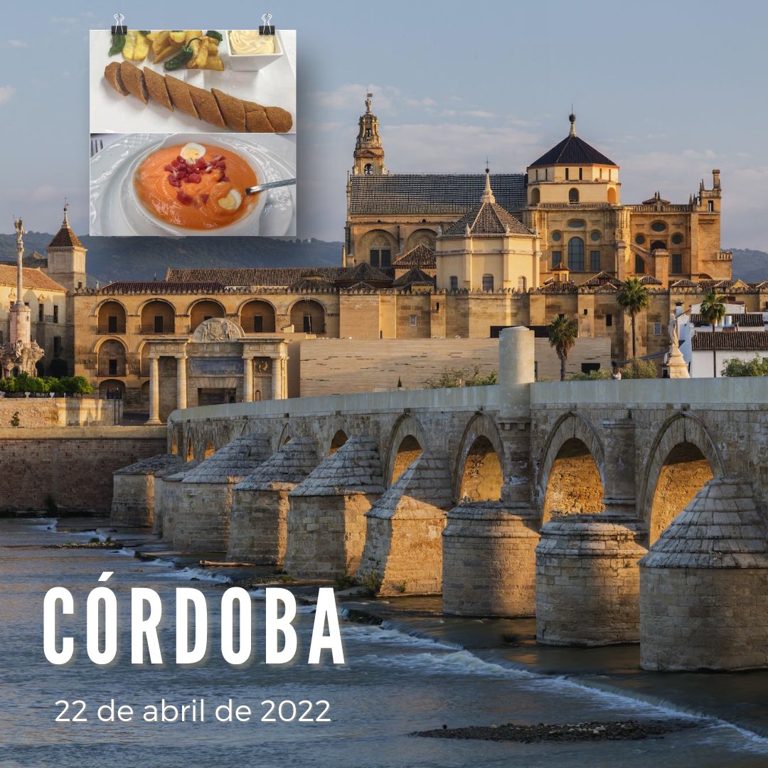 Bask3Tbar's tweet photo. Continuamos este viernes con nuestro viaje gastronómico por Andalucía y este viernes disfrutaremos de la gastronomía cordobesa: flamenquines y salmorejo. 😋👏🏽¡Nos vemos este viernes 22/04/22!😍
#córdoba #andalucia #bask3tbar #viernes #platodeldia https://t.co/jU5G0T8sLc