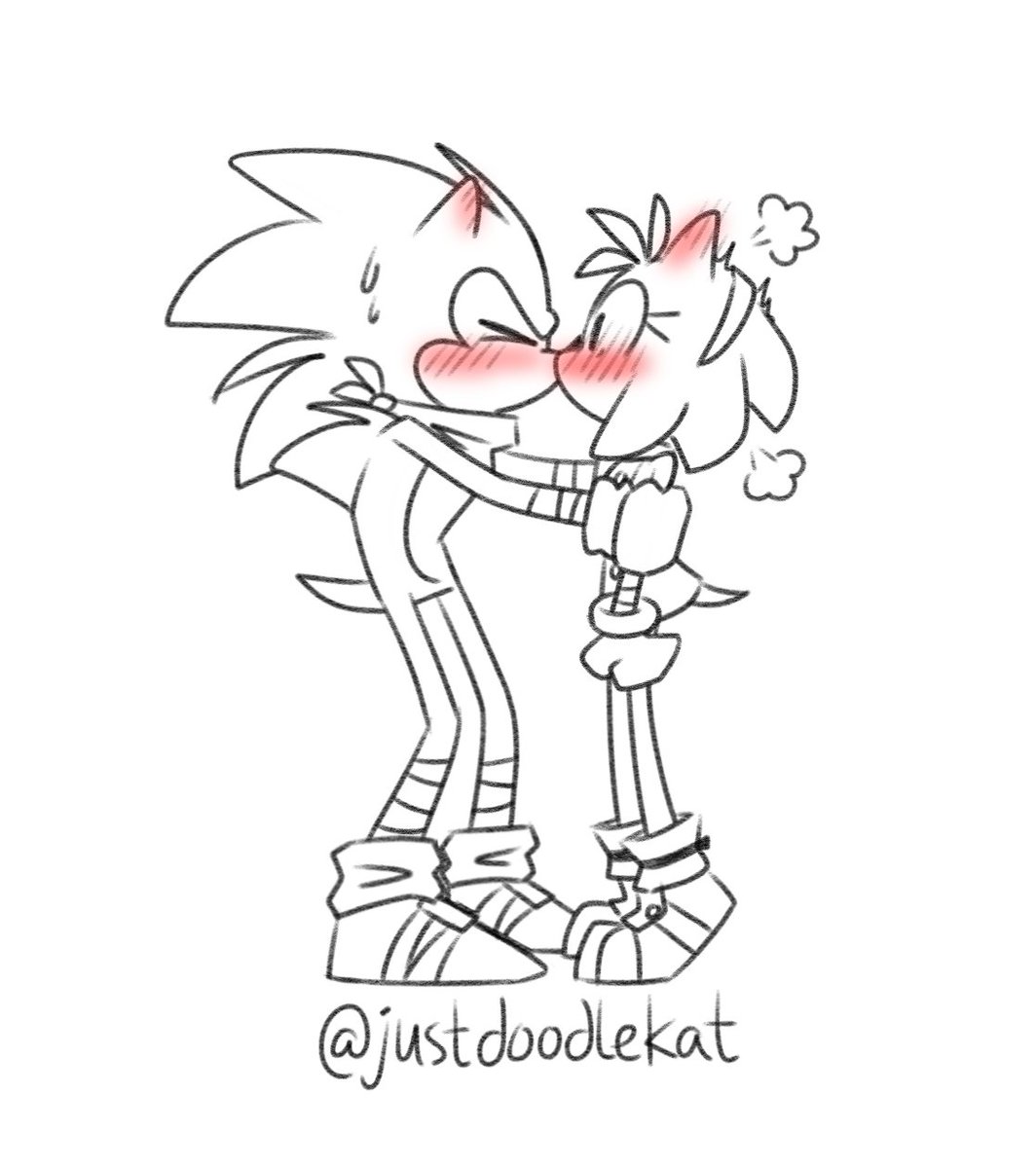 Kat - ON HIATUS on X: NOW KISS!!💖 #SonAmy #sonamyboom #Sonic