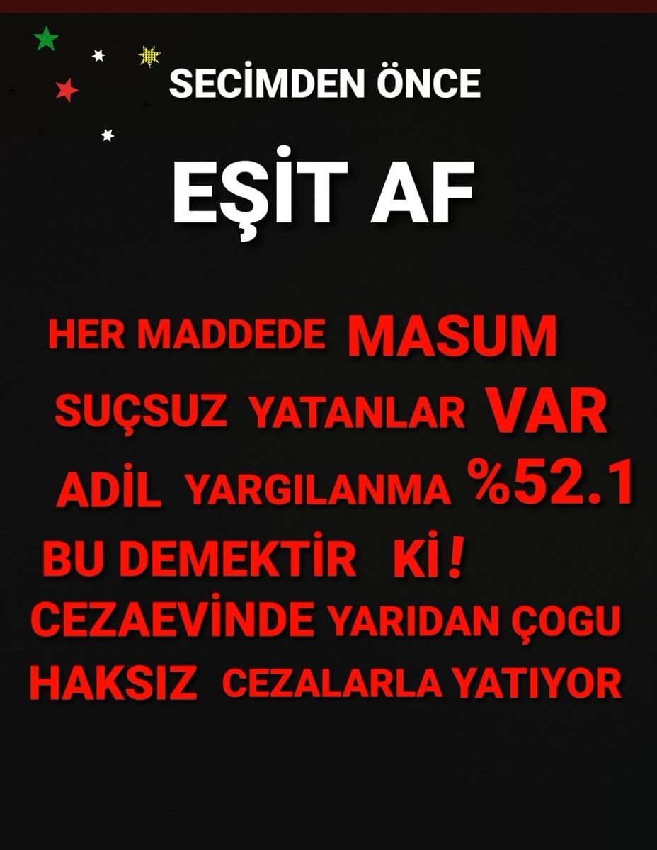 <a href="/Akparti/">AK Parti</a> MHP'nin Teklifini-Kapsamını İstiyoruz ! 2016 Öncesi ve sonrası Yargının yarattığı enkaza ve Hayata dönüşü bekleyen Milyonlara Adli mahkumda kapsamı'DAR'tutarak Toplumsal Barış tesis edilemez Sn <a href="/Hayati_Yazici/">Hayati Yazıcı</a> <a href="/BY/">Binali Yıldırım</a> <a href="/tcbestepe/">T.C. Cumhurbaşkanlığı</a> <a href="/hasandogan/">Hasan Doğan</a> <a href="/fahrettinaltun/">Fahrettin Altun</a> <a href="/YildizFeti/">Feti Yıldız</a> <a href="/TCCBHPK/">Cumhurbaşkanlığı Hukuk Politikaları Kurulu</a>
