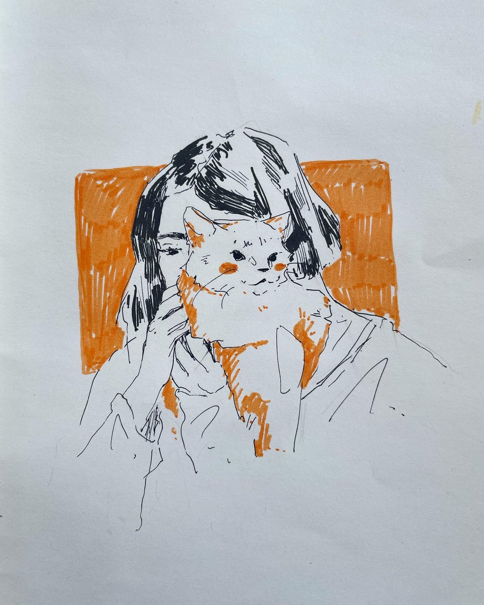 tofisand's tweet photo. cat!!! #sketch #sketchbook #artistsontwitter https://t.co/2agLKA5x6C