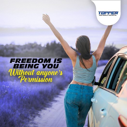 Freedom is living your life at the #Topper 
mandjsunshine.com/es/topper/
#engineoil #motoroil #changeoil #carcare