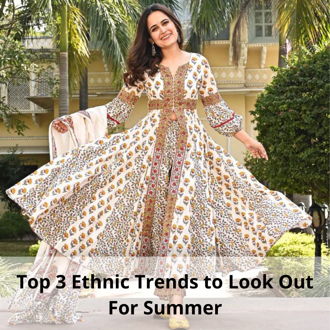 Fashiongoodtime's tweet photo. Are you summer ready with your wardrobe yet? If not, it’s the right time ladies to choose your style statement for this blistering hot season. Our advice- Go ethnic this summer. Read more. https://t.co/Zc2fX0GKdJ
#fashiongoodtimes #ethnicwear #ethnic #ethnicdresses #ethnicdesign https://t.co/CFqsjrJcMI