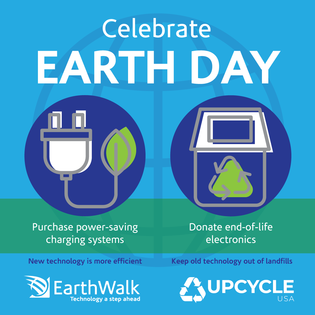 EarthWalk's tweet photo. As we approach of Earth Day, our partnership with Upcycle USA completes the circle of purchasing new devices and the disposition of end-of-life technologies in an environmentally responsible way.
https://t.co/3HqLjgM8vI
#ecofriendly #gogreen #sustainability #savetheplanet https://t.co/cDrbwaLZYv