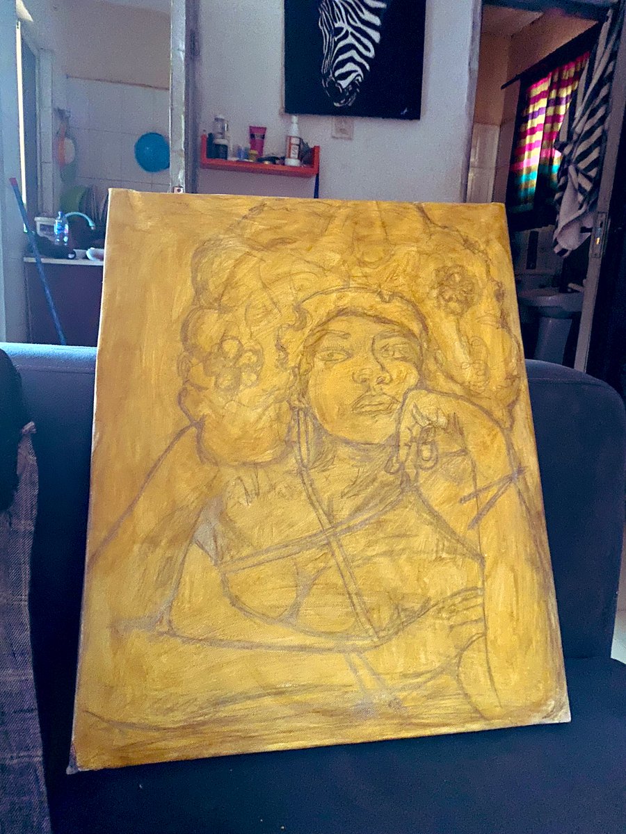 Started a painting ….let’s see how it goes