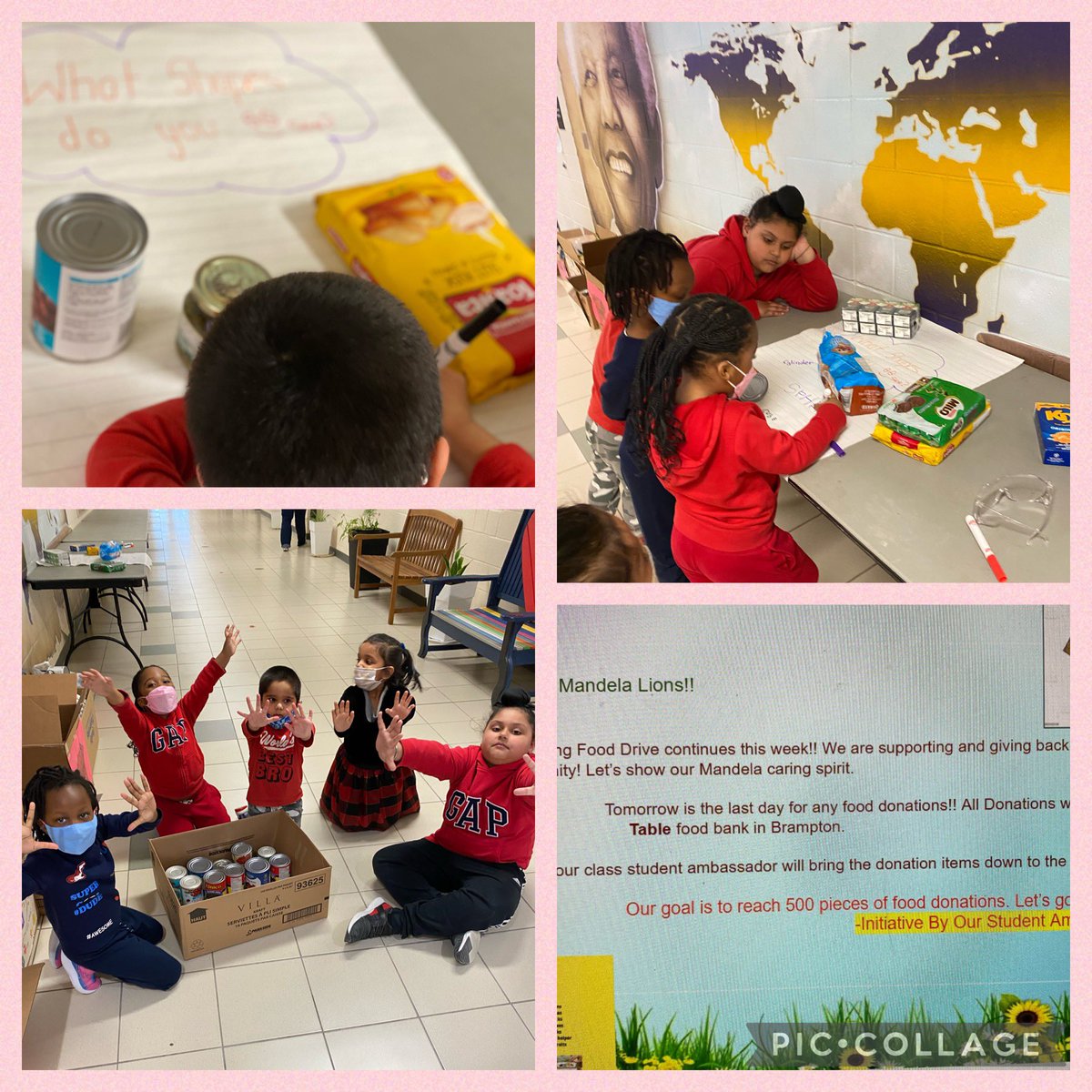 navhundal09's tweet photo. Some of our kindergarten students using their #numeracy skills to sort and count the #springfooddrive donations @MandelaPS #mathisfun https://t.co/ufh89D8ufs