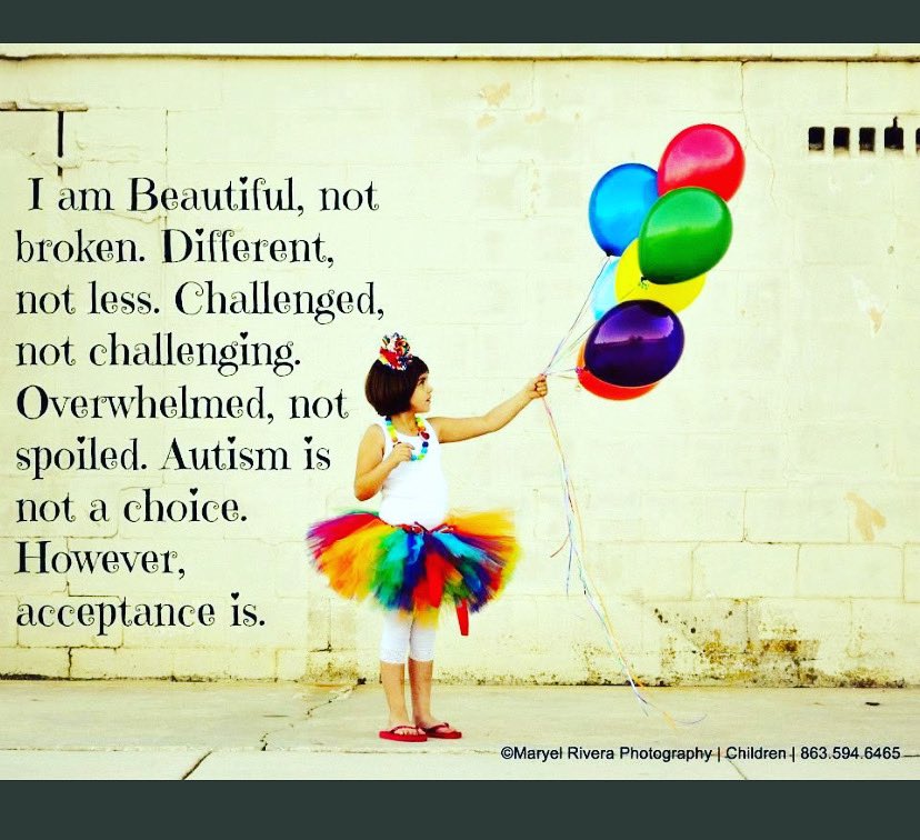 ISian's tweet photo. #AutismAwarenessMonth Kindness, inclusion and acceptance x https://t.co/GRXNTFQlme