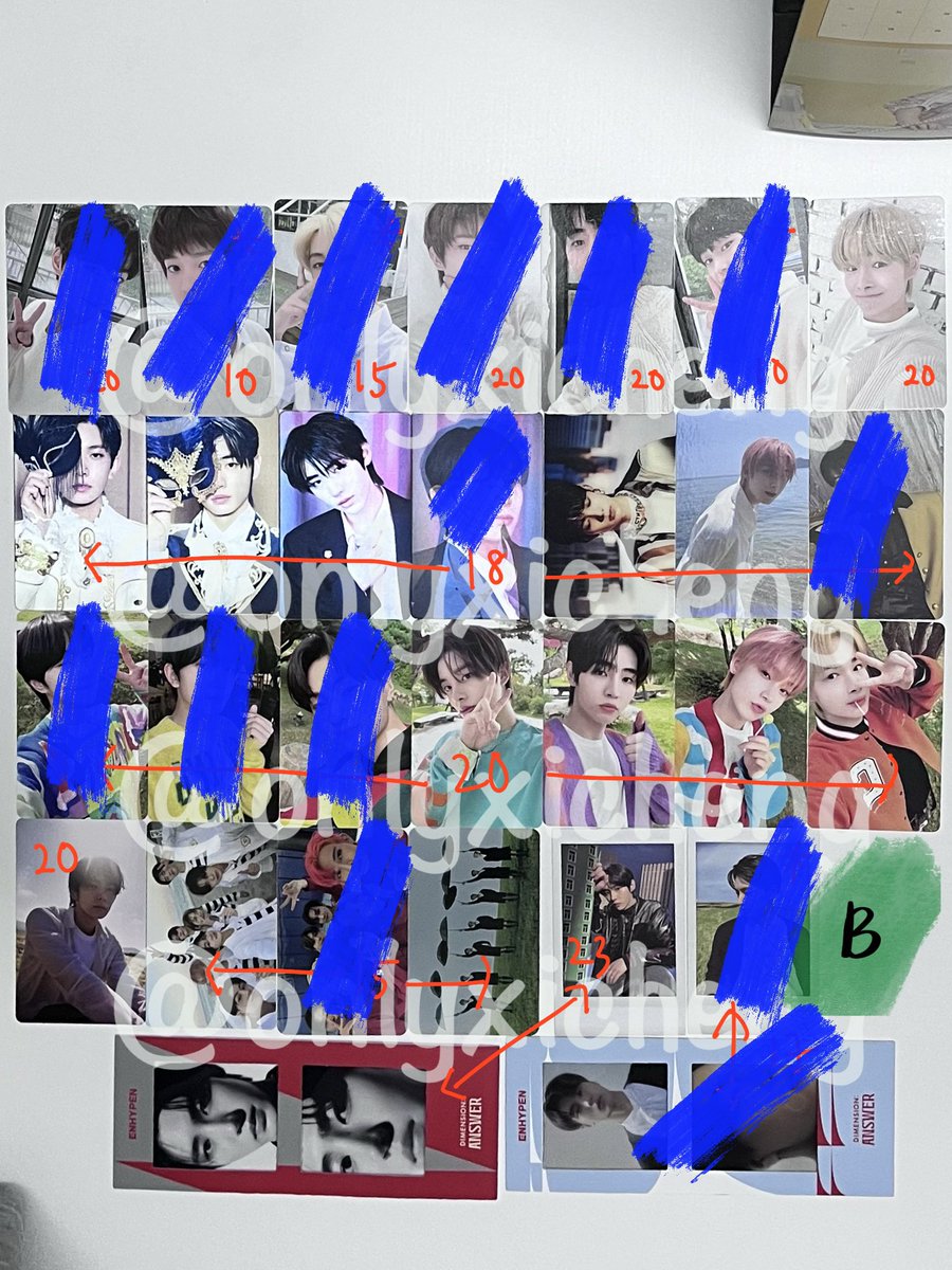 onlyxicheng's tweet photo. Bump! WTS WTS ENHA PC 🇲🇾 

Postage on coming Thursday/Friday ! Dm me to buy 🥰 #pasarENHYPENmy #pasarENHYPEN https://t.co/hm9HwDu2zj