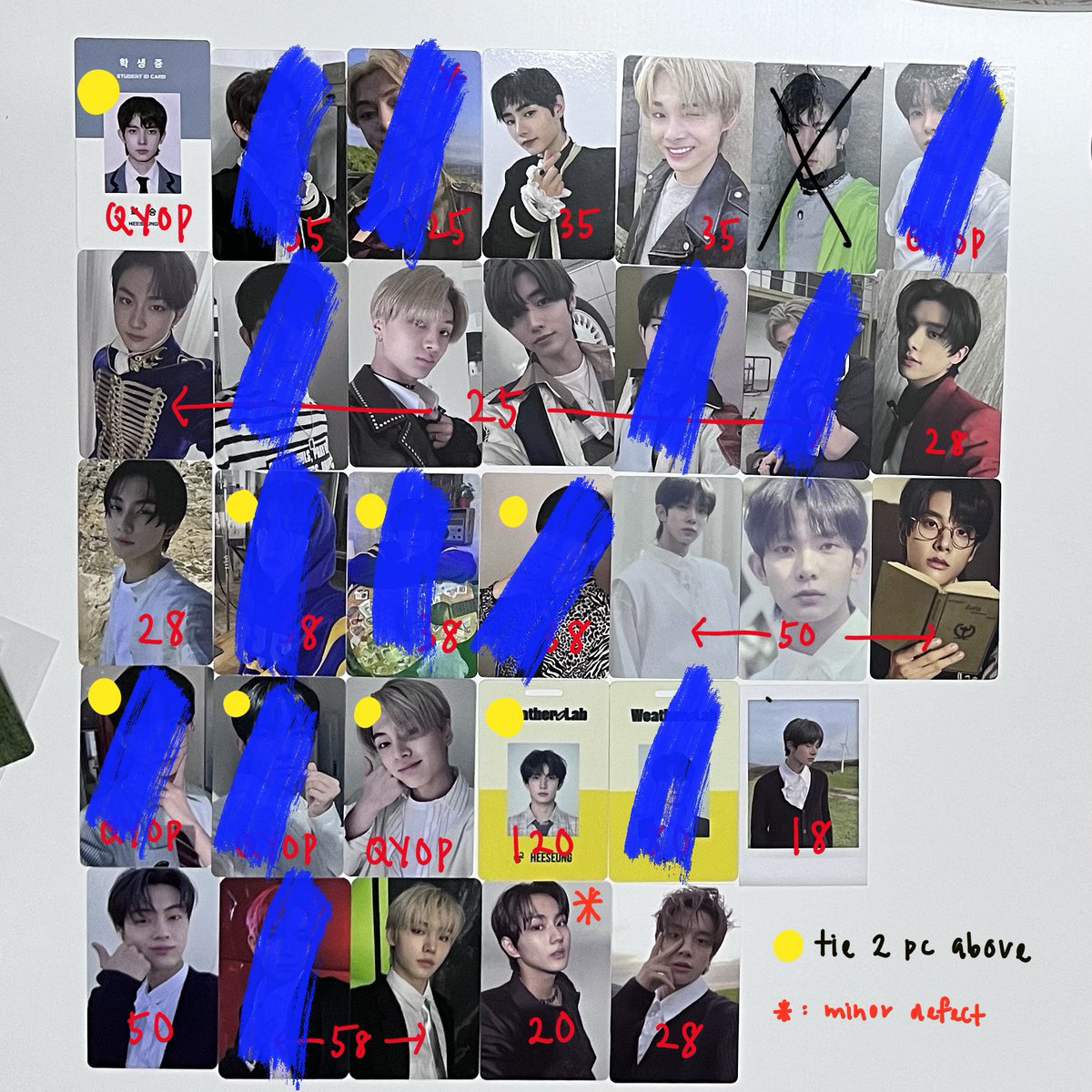 onlyxicheng's tweet photo. Bump! WTS WTS ENHA PC 🇲🇾 

Postage on coming Thursday/Friday ! Dm me to buy 🥰 #pasarENHYPENmy #pasarENHYPEN https://t.co/hm9HwDu2zj
