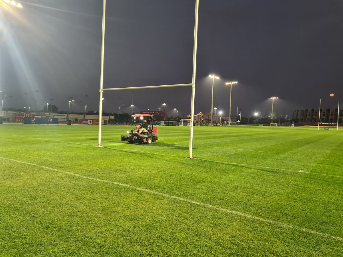 It was nice to get the chance to prep some pitches for Gaelic Football and Hurling for a change. This was a few weeks ago ahead of the <a href="/GAAmiddleEast/">Middle East GAA</a> championship. 

The biggest GAA tournament in the Middle East, hosted by <a href="/ADNaFianna/">Abu Dhabi Na Fianna</a> in <a href="/ZayedSportsCity/">Zayed Sports City مدينة زايد الرياضية</a>.