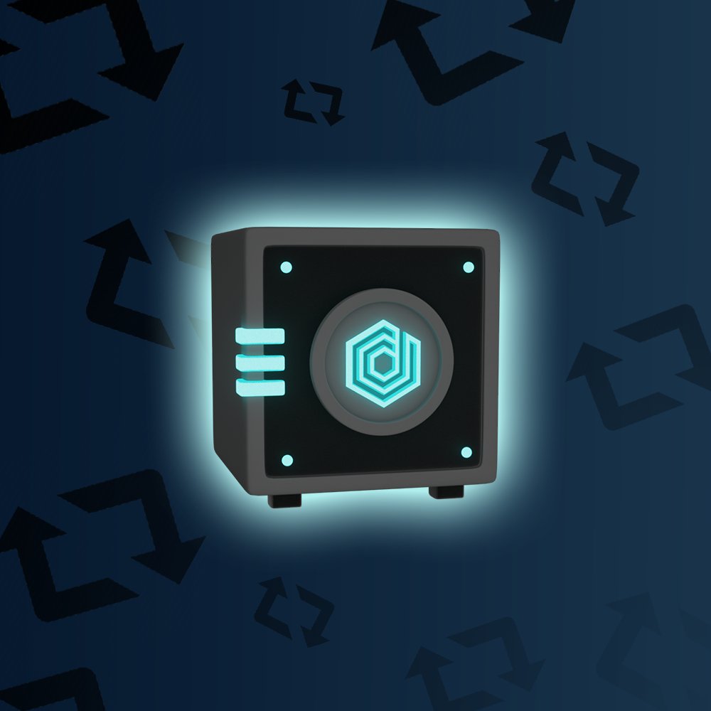 DRIVENecosystem's tweet image. #DRIVENecosystem Vault Challenge 🔐

150 retweets to open the prize vault with grand prizes for 3 random winners! 🎉

Make sure to follow @DRIVENprotocol
&amp;amp; @CyberKnightsNFT, use #DRIVENx in comments and retweet this post to participate.