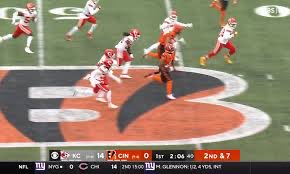 FortWorthBengal's tweet photo. @willie_lutz Apparent @RamsBeat didn’t see the Chiefs game. A couple Chiefs guys had @Real10jayy__ covered over the top, too. #SpeedChase https://t.co/ZMtOcGBIS8