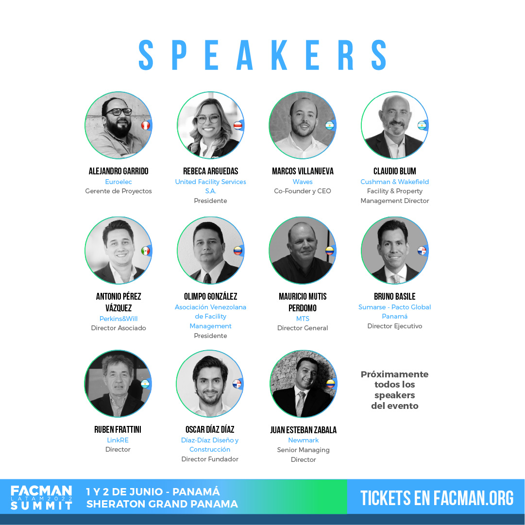 revconstruir's tweet photo. 🗣¿Quieres conocer a los primeros Keynote Speakers y Speakers confirmados del Facman Summit 2022?
🗓️ 1 y 2 de junio 2022 – Sheraton Grand Panamá - Panamá.
CONSTRUIR te da acceso a una tarifa preferencial https://t.co/hPOf9y2B4I
#FACMAN #FACMAN2022 #ISO41000 #APAFAM #3gSmartGroup https://t.co/itbM3HTdjO