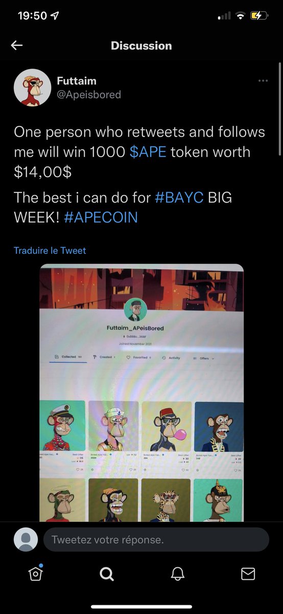 CamusValat's tweet photo. @Apeisbored 💪 https://t.co/HYXV0QXOEy