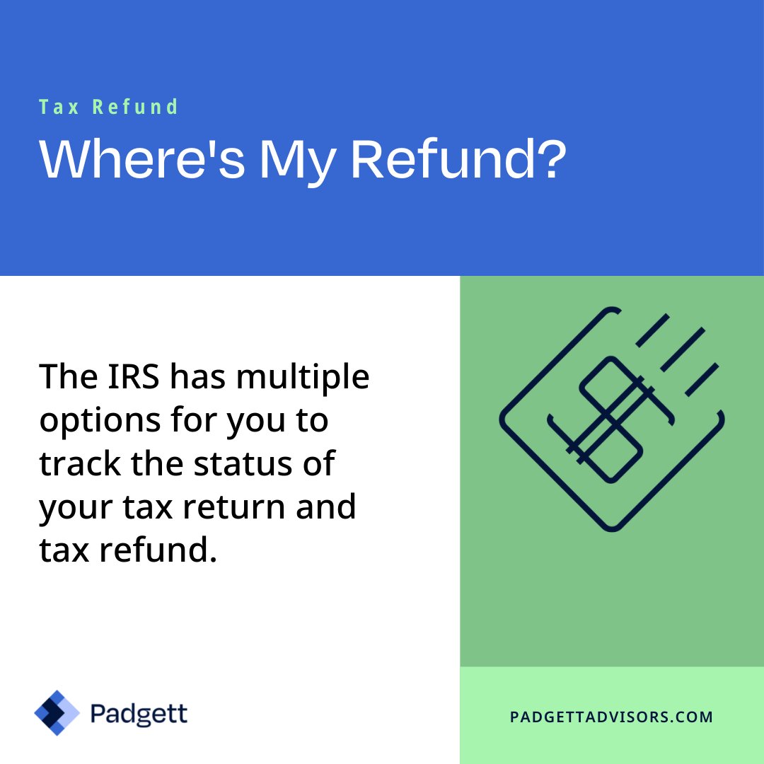 Padgett_IL's tweet photo. Curious about the status of your return? Use the handy #WheresMyRefund page to track the status of your #Illinois return: https://t.co/VnZKjx0Ow3

#taxrefund #taxes https://t.co/zoHA0NfgvA