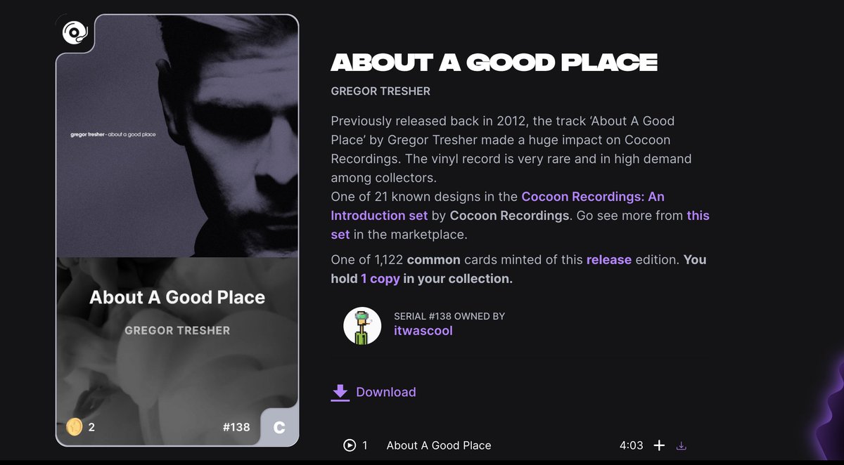 itwascooler's tweet photo. just got my FREE @cocoon_official NFT, dont miss out on this as i think its great new medium for artists to express their music and get rewarded fairly! 

@cocoon_official @gregortresher @rcrdshp #CocoonDropRCRDSHP https://t.co/TkxnNezu8s