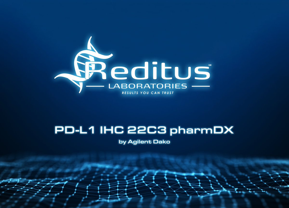 A test to determine whether patients with certain cancers are good candidates for a specific cancer treatment will soon be available at Reditus Laboratories. PD-L1 IHC 22C3 pharmDx by Agilent Dako is the name of the test. Read more at redituslabs.com/reditus-on-the…. #cancertreatment