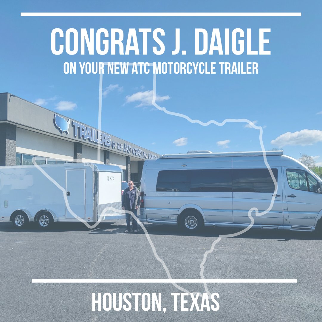 TrailersEast's tweet photo. J. Daigle joined the Trailers of the East Coast family, coming all the way from Houston, Texas!
#pullahead #trailersoftheeastcoast #toec #nc https://t.co/LJjOcjiOyz